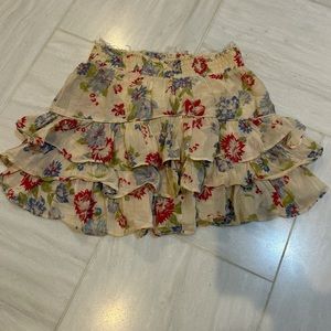 Loveshackfancy floral skirt